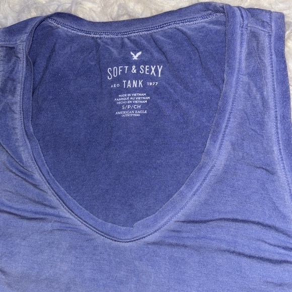 AEOđŚ
Soft & Sexy Tie Die Scoop Neck Tank Top XS - Picture 8 of 11